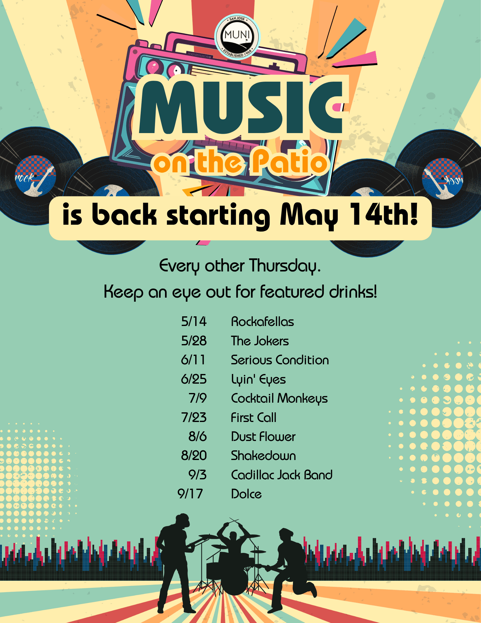 Music on the Patio - Cadillac Jack Band